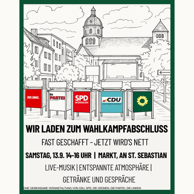 Wahlkampfabschluss - entspannt und gemeinsam